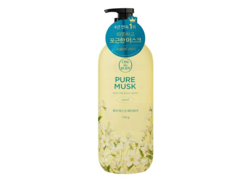 On The Body Perfume Body Wash, Pure Musk, 730 g