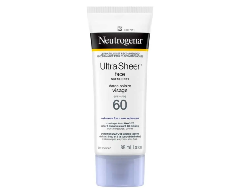 Neutrogena Ultra Sheer Sunscreen, SPF 60, 88 mL, Pack Of 4