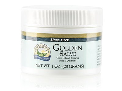Nature's Sunshine Golden Salve, Olive Oil & Beeswax Herbal Ointment, 1 fl oz/28 g