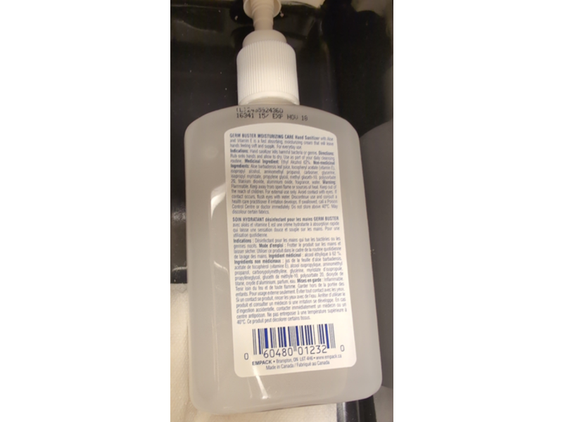 Zytec Germ Buster Moisturizing Care Hand Sanitizer, 9.3 fl oz/275 mL