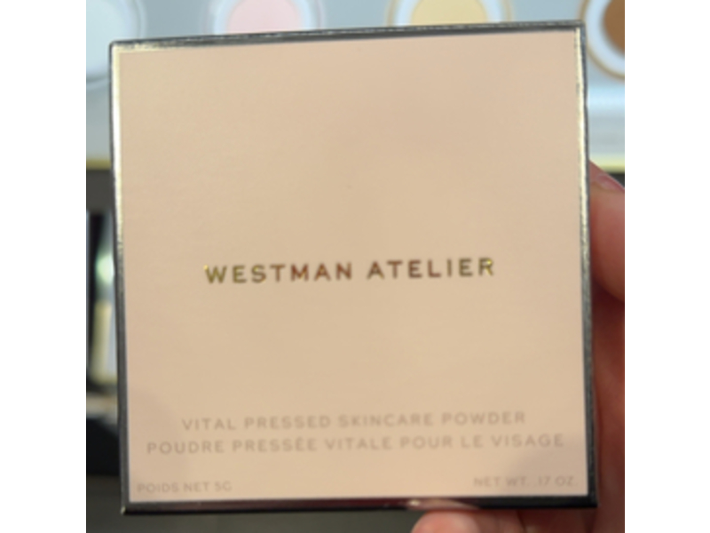 Westman Atelier Vital Pressed Skincare Powder, Dune, 0.17 oz/5 g