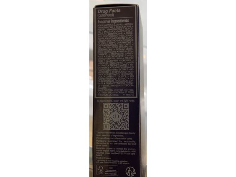 Dior Forever Skin Glow Foundation, SPF 15, 1CR,1 fl oz/30 mL