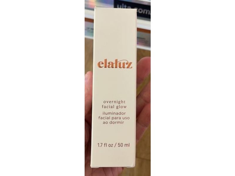 elaluz Overnight Facial Glow, 1.7 fl oz/50 ml