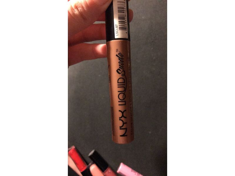 NYX Professional Makeup Liquid Suede Cream Lipstick, Sandstorm, 0.13 fl oz/3.8 mL