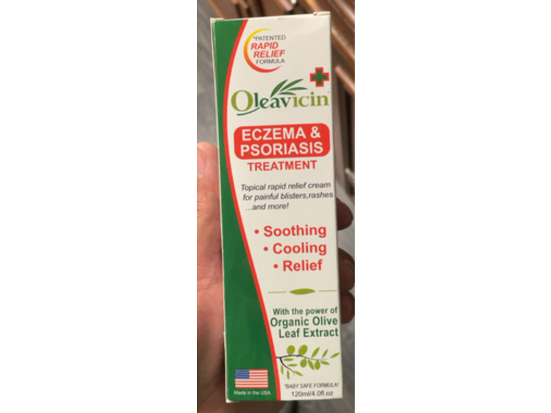 Oleavicin Eczema & Psoriasis Treatment, Olive Leaf Extract, 4 fl oz/120 mL