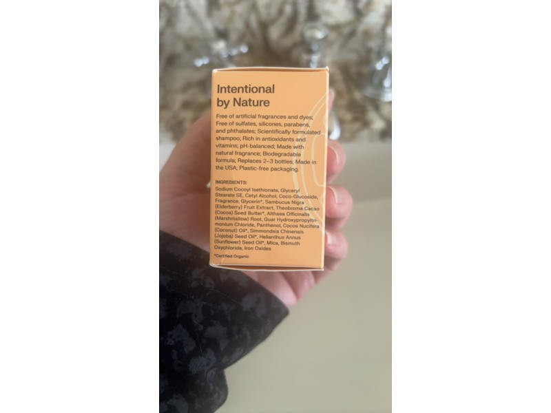 The Earthling co. Shampoo Bar, Citrus Sun, 3.0 oz/85 g