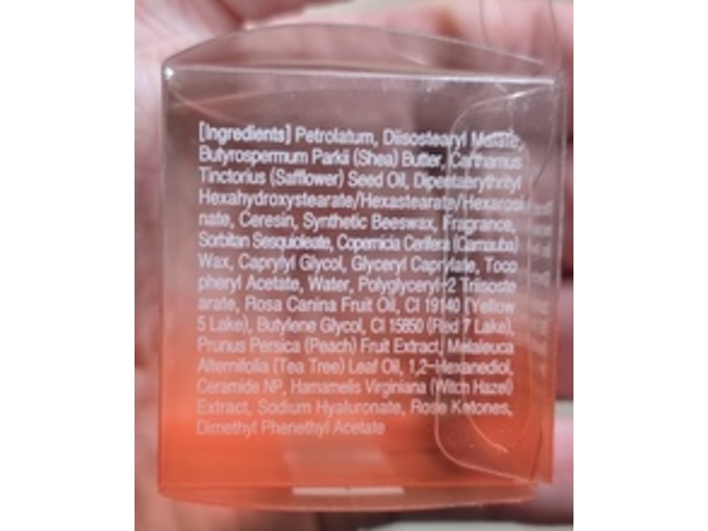 Tonymoly Mini Lip Balm, Peach, 0.24 oz/7 g