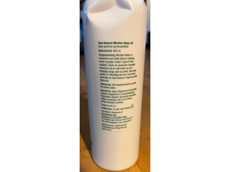 Gron Balance Micellar Water 3 In 1, 500 mL