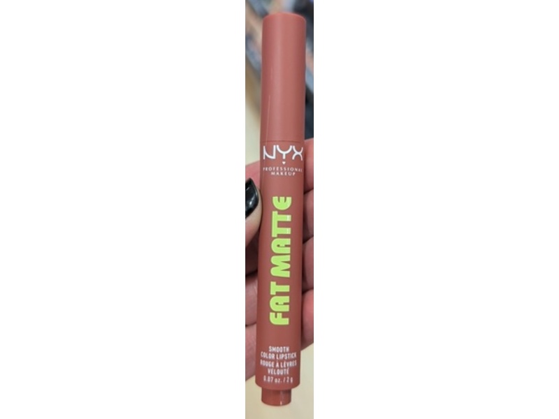 Nyx Fat Matte Smooth Color Lipstick, Mauve Cloud, 0.07 oz/2 g
