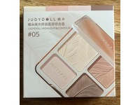 Judydoll Highlighter & Contour Palette, 05 Feather Glow, 0.32 oz/9 g - Image 3