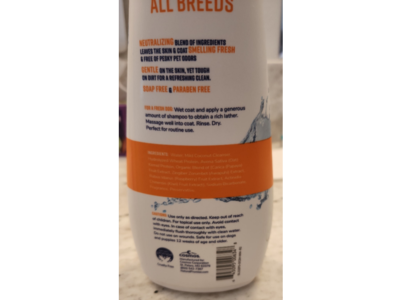 Naturel Promise Fresh & Soothing Odor Control Shampoo, 22 fl oz/651 mL