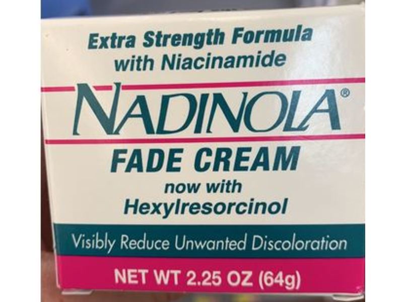 Nadinola Fade Cream, Extra Strength, 2.25 oz/64 g