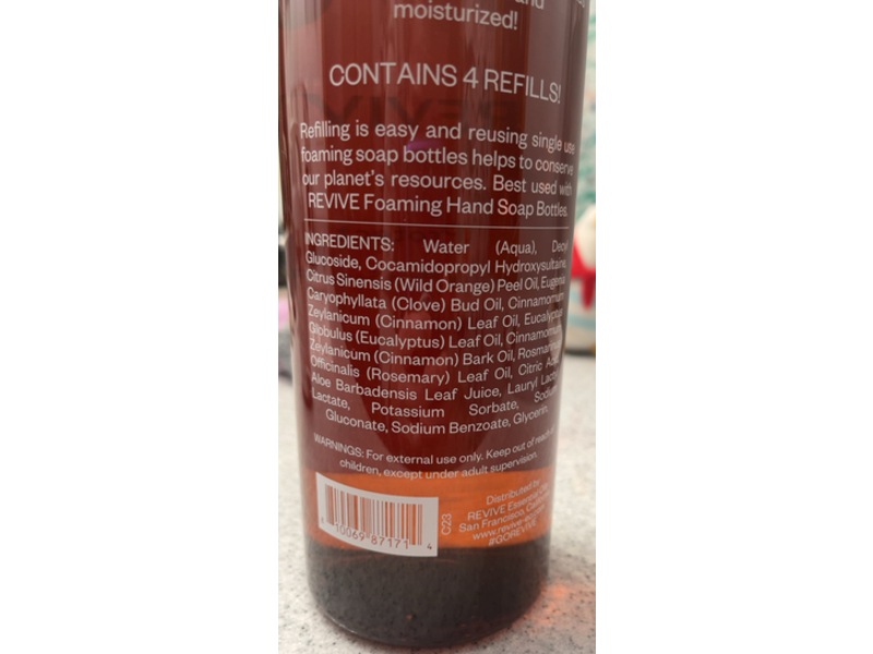 Revive Protect Foaming Hand Soap Refill, 32 fl oz/946 mL