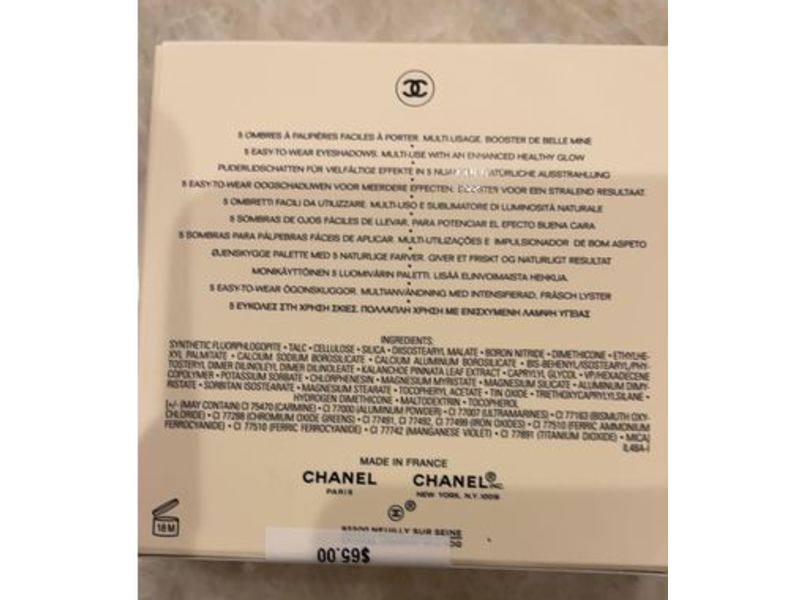 Chanel Les Beigies Healthy Glow Natural Eyeshadow Palette, Warm,0.16 oz