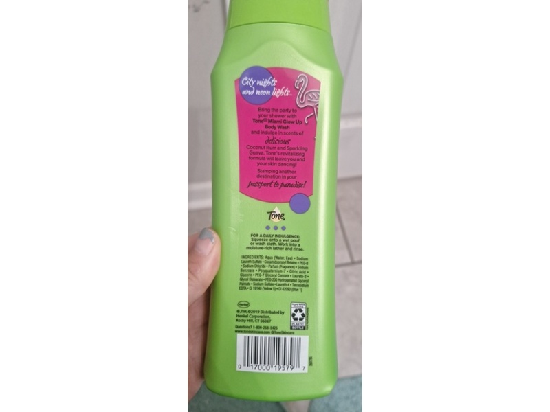 Tone Miami Glow Up Revitalizing Body Wash, 16 fl oz/473 mL