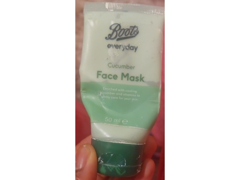 Boots Everyday Face Mask, Cucumber, 50 mL