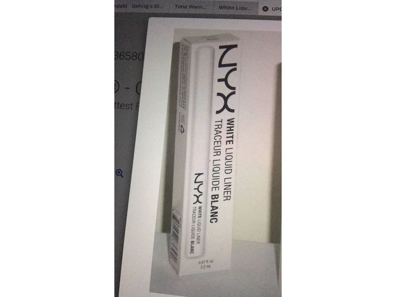 nyx white liquid liner