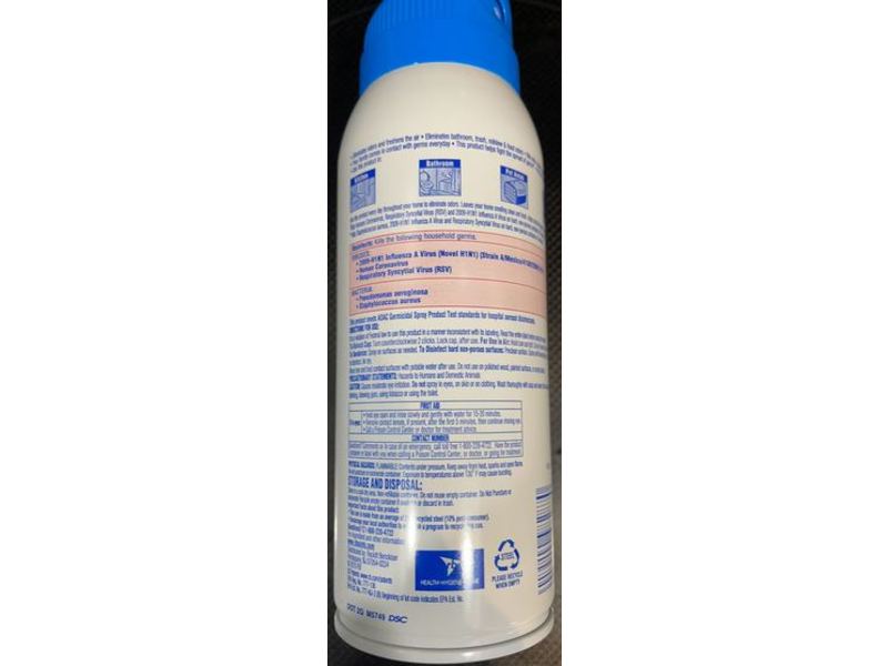 Lysol Neutra Air 2 In 1 Disinfectant Spray, Driftwood Waters Scent, 10 oz/283 g