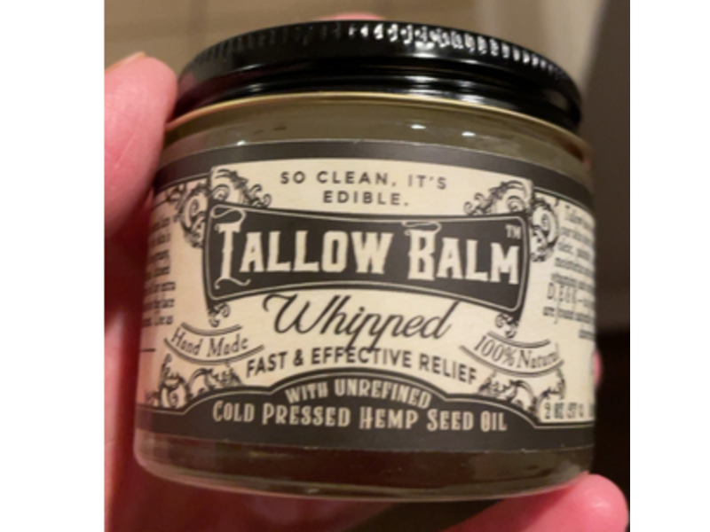 Tallow Balm Whipped Hemp Seed Oil, 2 oz/57 g