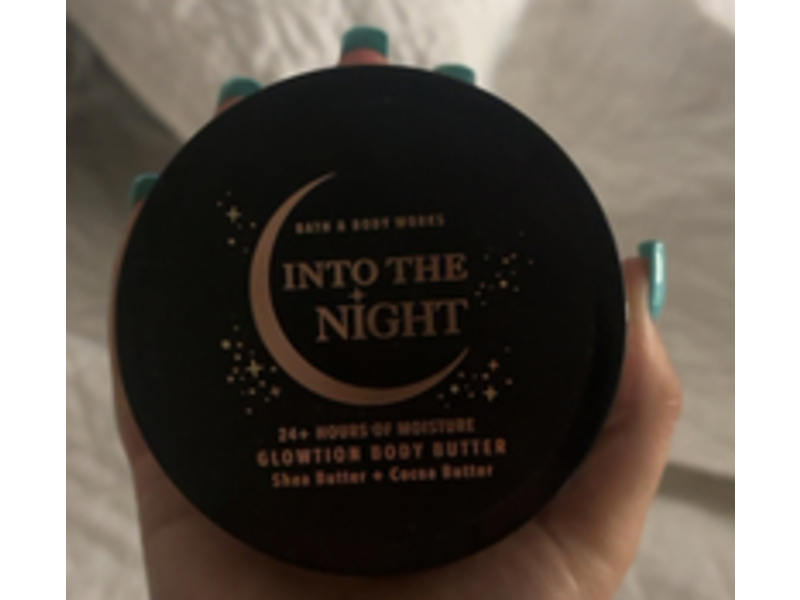 Bath & Body Works Into The Night Glowtion Body Butter, Shea Butter + Cocoa Butter, 6.5 oz/185 g