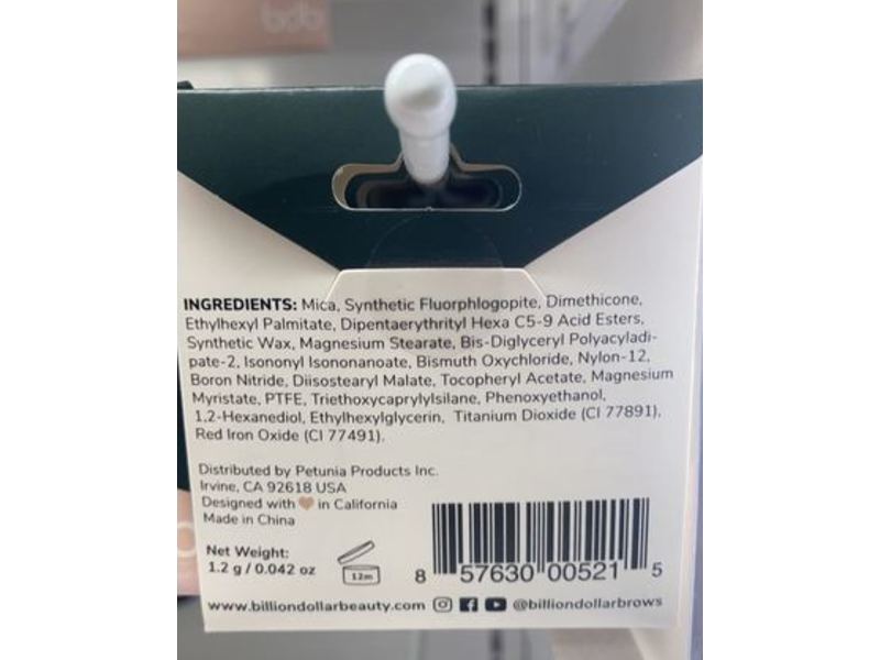 Billion Dollar Beauty Waterproof Shimmer Magnetic Eyeshadow Pan, Sunset, 0.042 oz/1.2 g