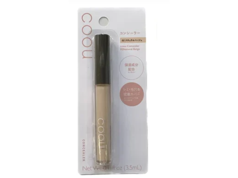 Coou Concealer, 02 Natural Beige, 0.4 fl oz/3.5 mL
