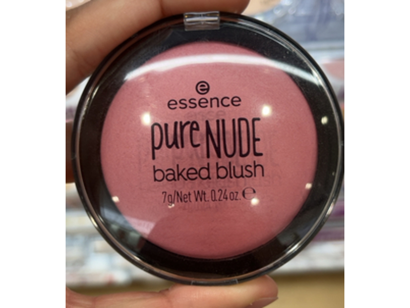 Essence Pure Nude Baked Blush, 07 Cool Coral, 0.24 oz/7 g