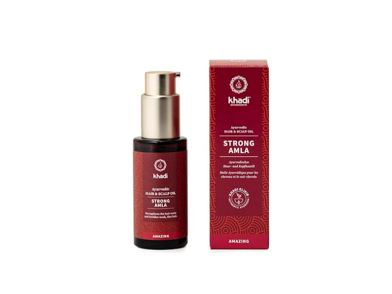 Khadi Strong AMLA Ayurvedic Hair Oil, 1.69 oz/50 mL