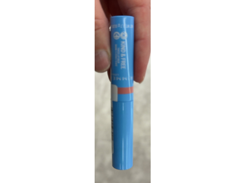 Rimmel Kind & Free Tinted Lip Balm, 004 Hibiscus Blaze, 0.05 oz/1.7 g
