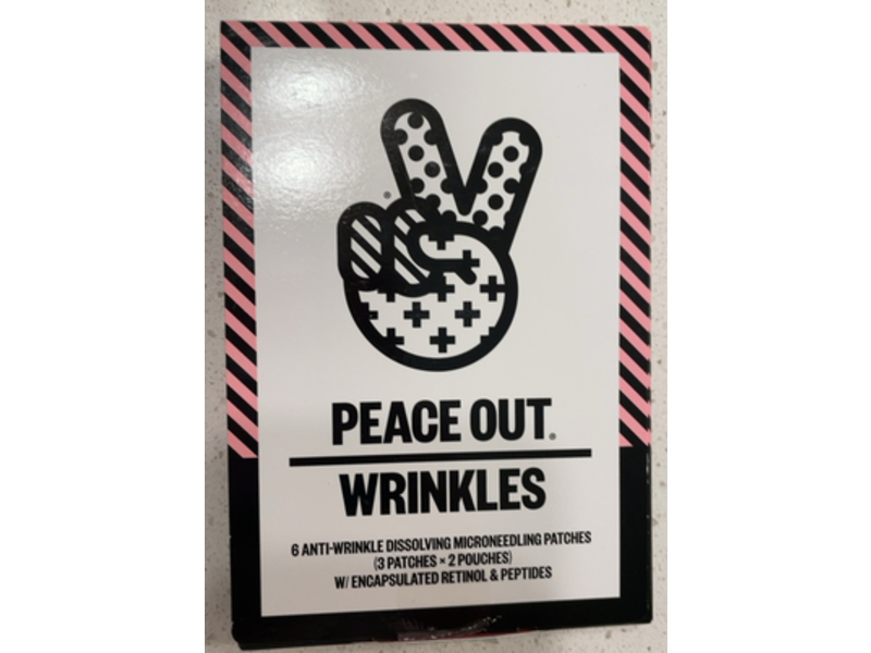 Peace Out Wrinkles Patches, 6 Count