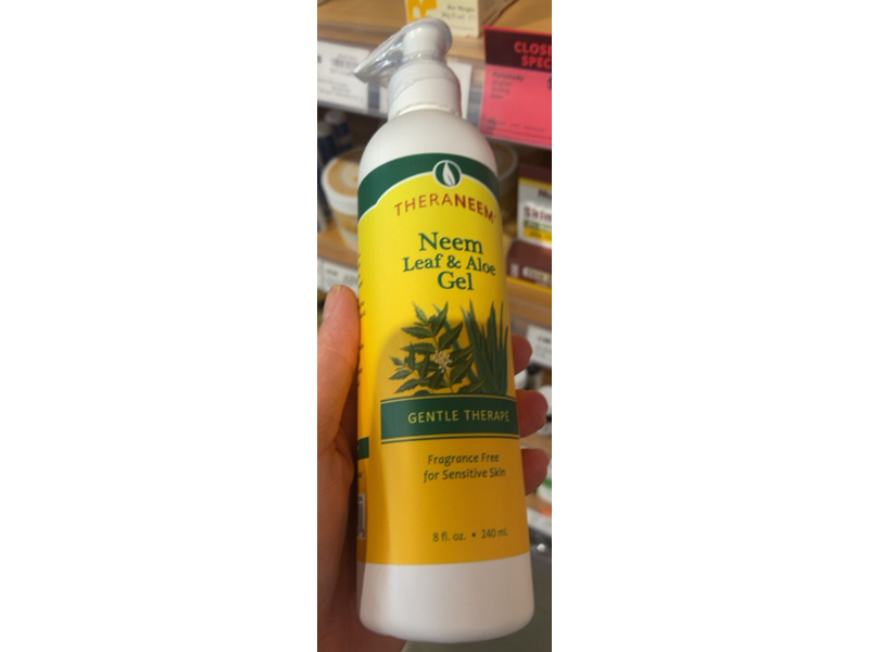 Thera Neem Neem Leaf & Aloe Gel, Sensitive Skin, 8 fl oz/240 mL