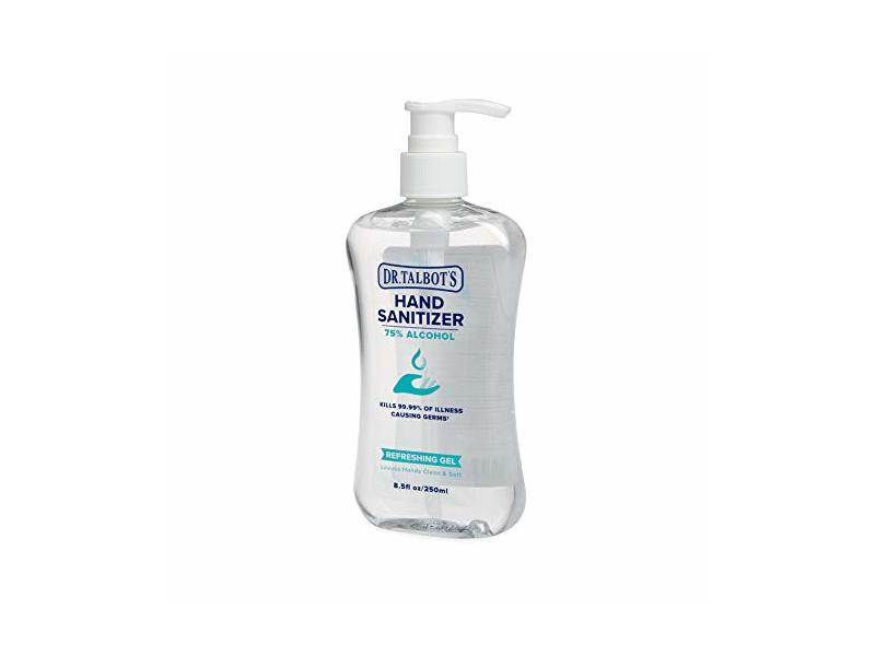 Dr. Talbot's Refreshing Gel Hand Sanitizer. Fragrance Free, 8.45 fl oz/250 mL