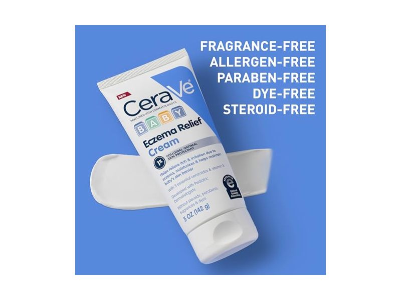 CeraVe Baby Eczema Relief Cream, 5 oz/142 g