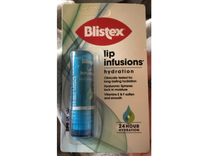 Blistex Lip Infusions Hydration, SPF 15, 3.7 g