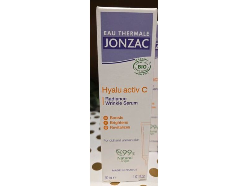 Eau Thermale Jonzac Radiance Wrinkle Serum, Hyalu Activ C, 1.01 fl oz/30 mL
