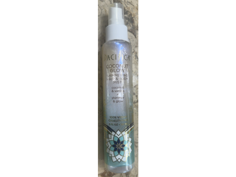 Pacifica Shimmering Hair & Body Mist, Coconut Glow, 5 fl oz/147 mL