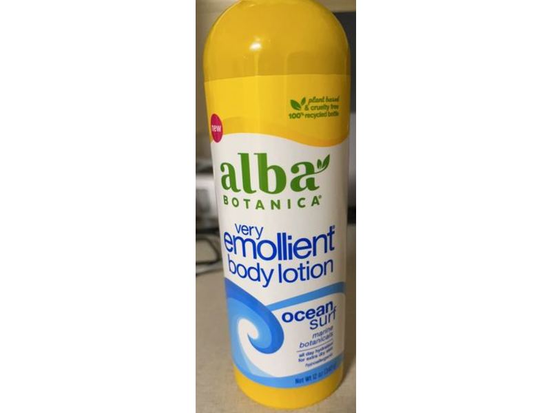 Alba Botanica Ocean Surf Very Emollient Body Lotion, 12 fl oz/340 g