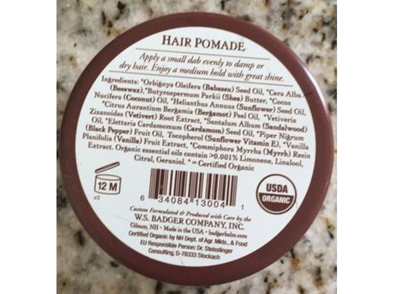 Badger Man Care Hair Pomade, Navigator Class, 2 oz/56 g