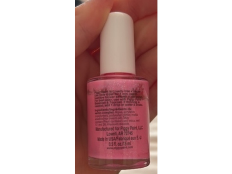 Piggy Paint Natural As Mud Nail Polish, Shimmy Shimmy POP, 0.5 fl oz/15 mL
