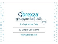 QBREXZA (glycopyrronium) cloth 2.4%, 1 pouch, Journey Medical Corporation (Rx) - thumbnail 1