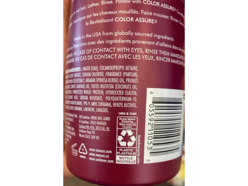 Nexxus Color Assure Shampoo,13.5 fl oz/400 mL