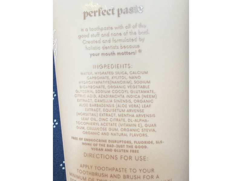 Hippie Dentist Perfect Paste Toothpaste, Blackberry Cardamint, 4 oz