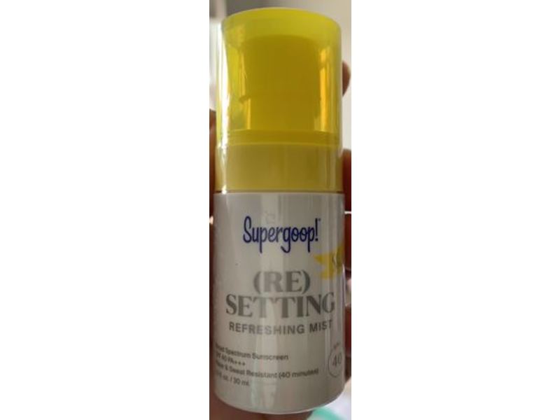 Supergoop! (Re)Setting Refreshing Mist, SPF 40, 1.0 fl oz/30 mL