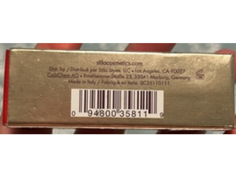 Stila Lip Vinyl Liquid Lacquer Lipstick, Hot Pursuit, 0.18 fl oz/5.5 mL