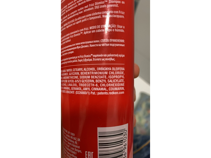 Redken Frizz Dismiss Rebel Tame Leave - In Cream, 8.5 fl oz/250 mL