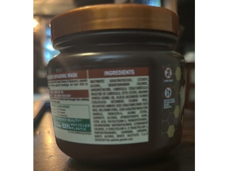 Garnier Whole Blends Honey Treasures Rich Repairing Mask, 11.5 fl oz/340 mL, 2 Count