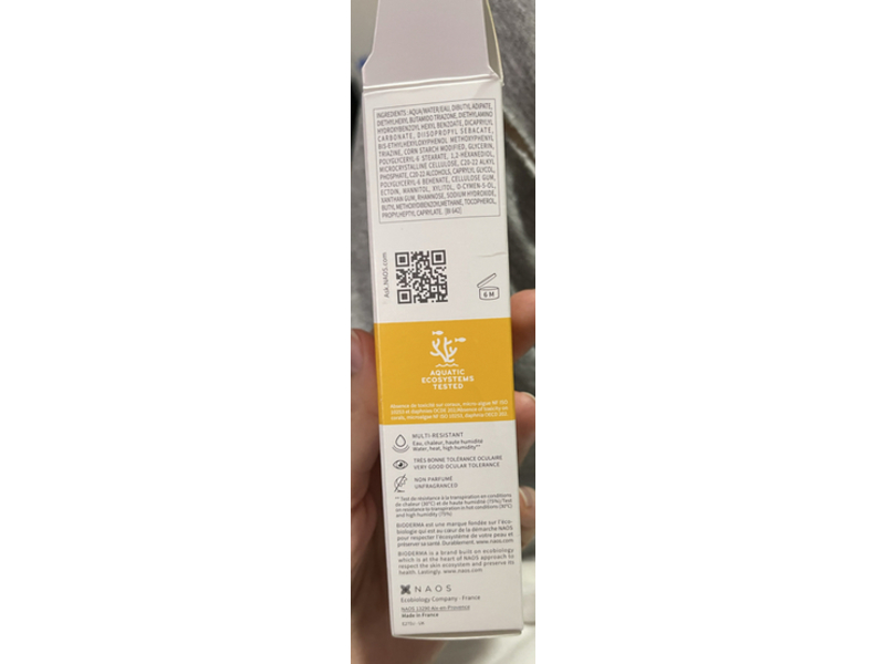 Bioderma Photoderm Aquafluide Sun Active Defense, SPF 50, Invisible, 1.3 fl oz/40 mL