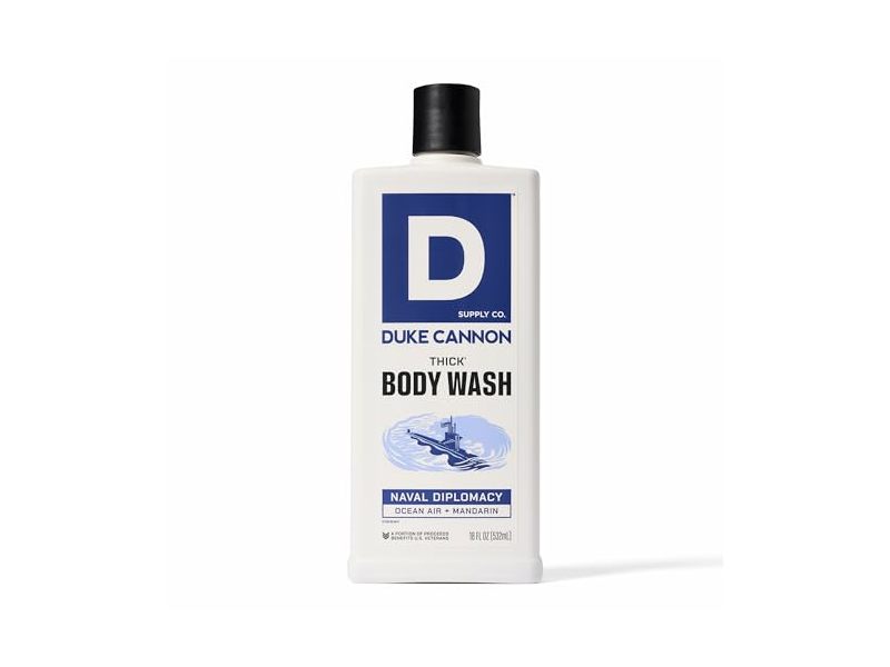 Duke Cannon Supply Co. Thick Body Wash, Naval Diplomacy, 18 fl oz/532 mL