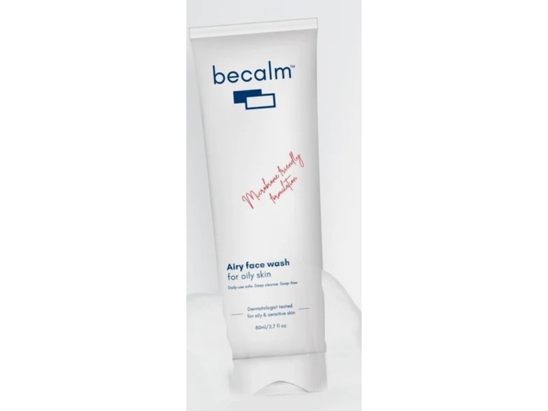 Becalm Airy Face Wash, 2.7 fl oz/80 mL