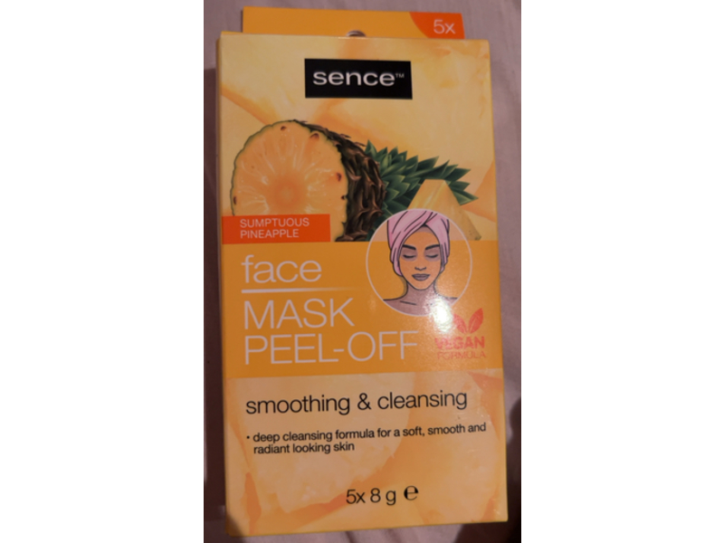 Sence Face Mask Peel - Off, Sumptous Pineapple, 8 g